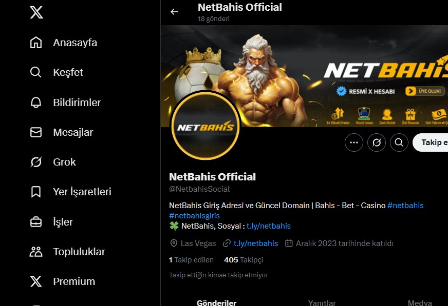 Netbahis Twitter